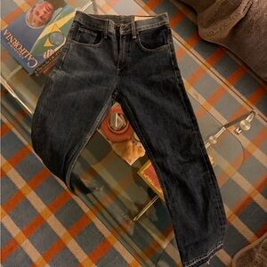 rag & bone Two Tone Straight Leg Jeans